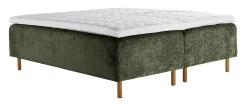 Asko Bonnell Harmony (runkopatja 180x200cm hard/hard, Unic 15 tummanvihreä, sis. Ergo-petauspatja + pääty)