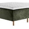 Asko Bonnell Harmony (runkopatja 180x200cm hard/hard, Unic 15 tummanvihreä, sis. Basic-petauspatja)