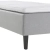 Asko Bonnell Relax (runkopatja 90x200cm medium, harmaa sis. Relax-petauspatja)