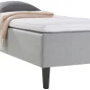 Asko Bonnell Relax (runkopatja 90x200cm medium, harmaa sis. 8cm älyvaahto-petauspatja)