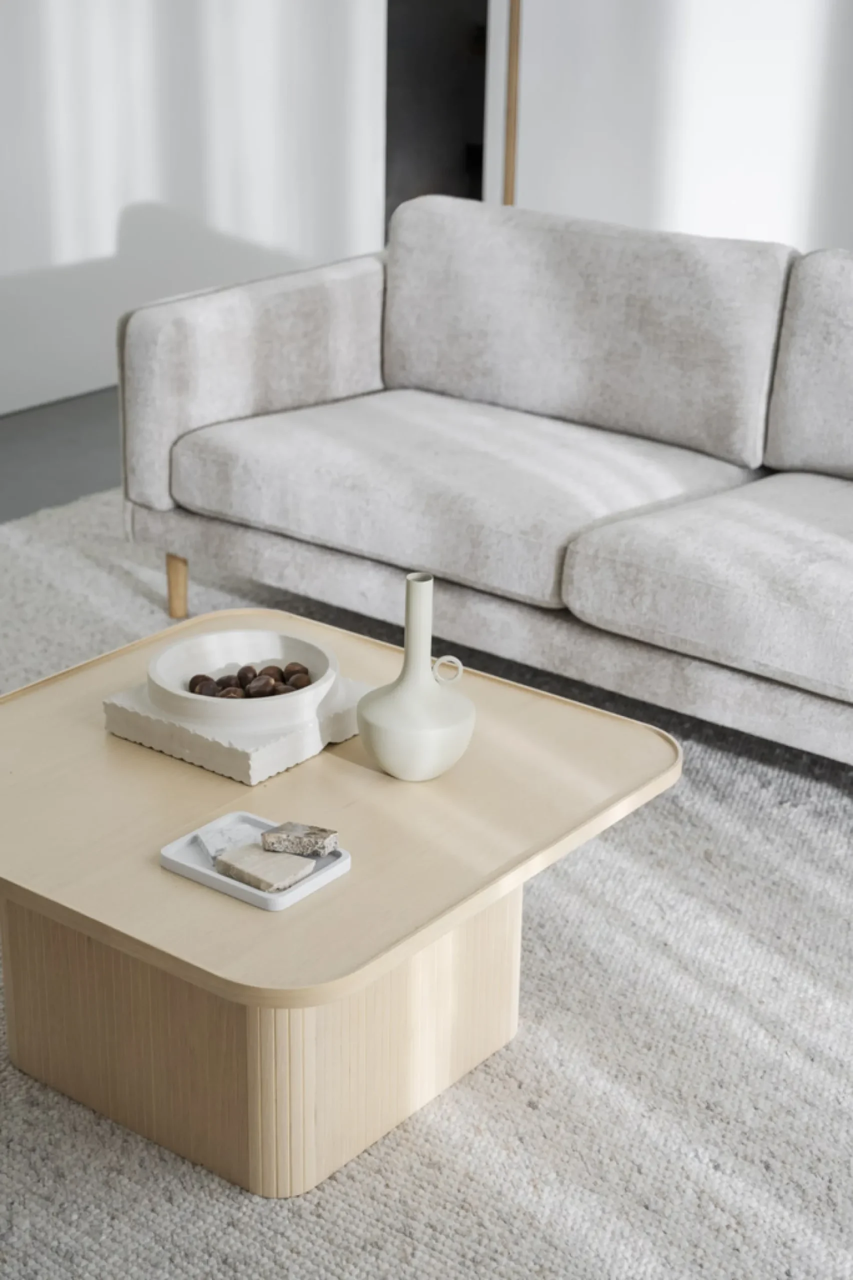 Braden (3-ist. sohva vaalea beige kangas greg 3)
