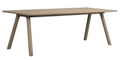 Clapperton (ruokapöytä 220x95 hiekka tammi)