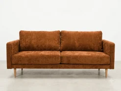 Copenhagen Lux (3-ist. sohva, Mistral 10 Deep Terra, tammijalat)