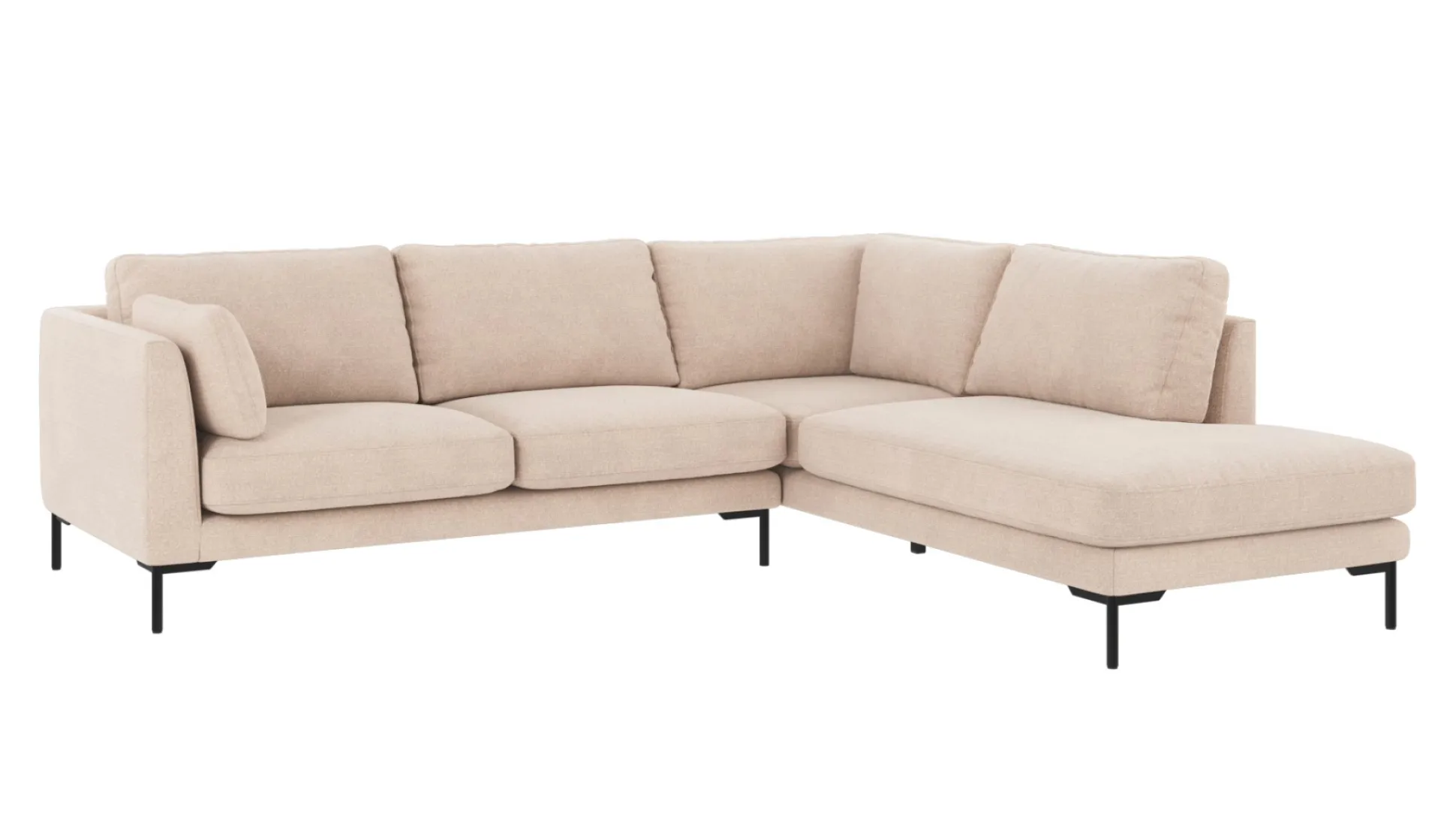Corwin (avokulmasohva oikea, vaalea beige kangas rita 1)