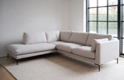 Corwin (avokulmasohva vasen, vaalea beige kangas rita 1)