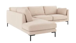 Corwin (avokulmasohva vasen, vaalea beige kangas rita 1)