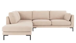 Corwin (avokulmasohva vasen, vaalea beige kangas rita 1)