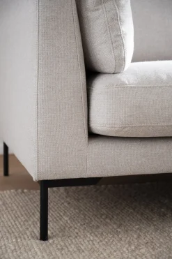 Corwin (3,5-ist. divaanisohva oikea, vaalea beige kangas rita 1)
