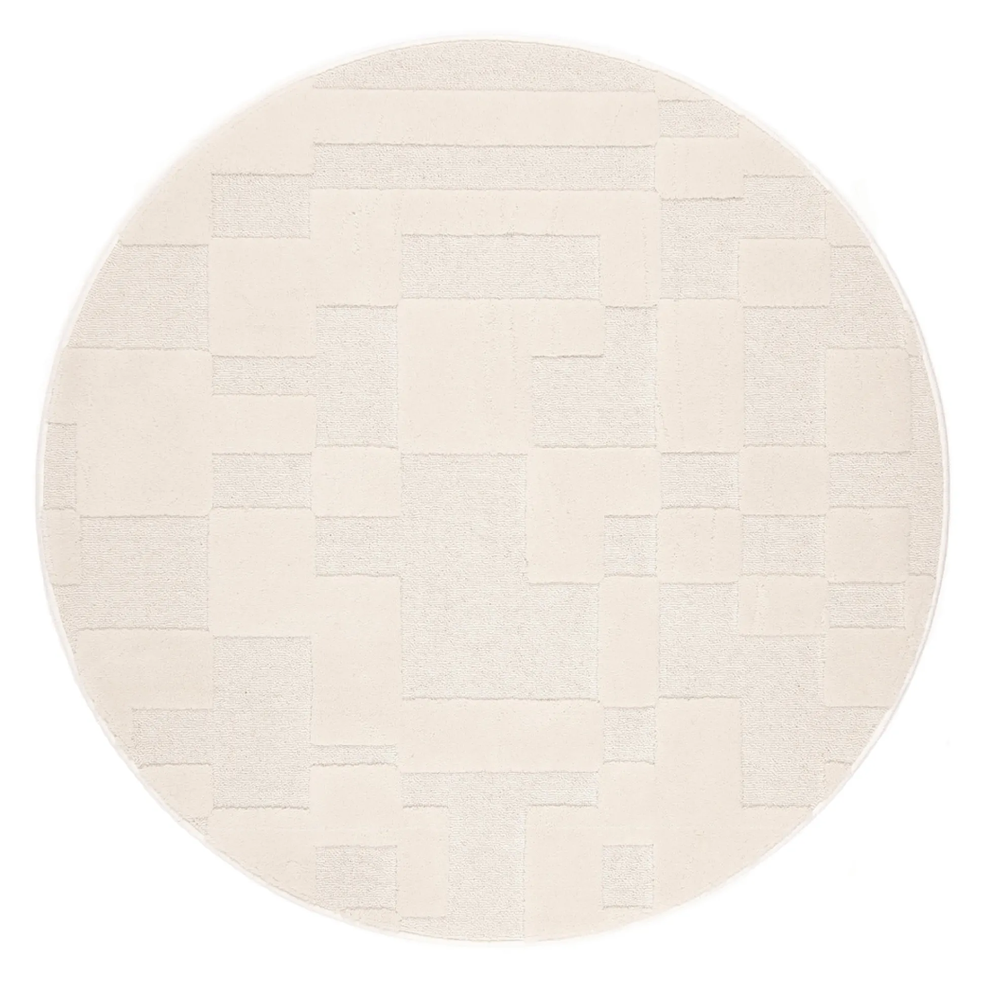 Domino (valkoinen 160 cm matto pyöreä)