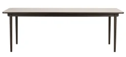 Fairmount (ruokapöytä 220x95 beige hpl/ruskea tammi)