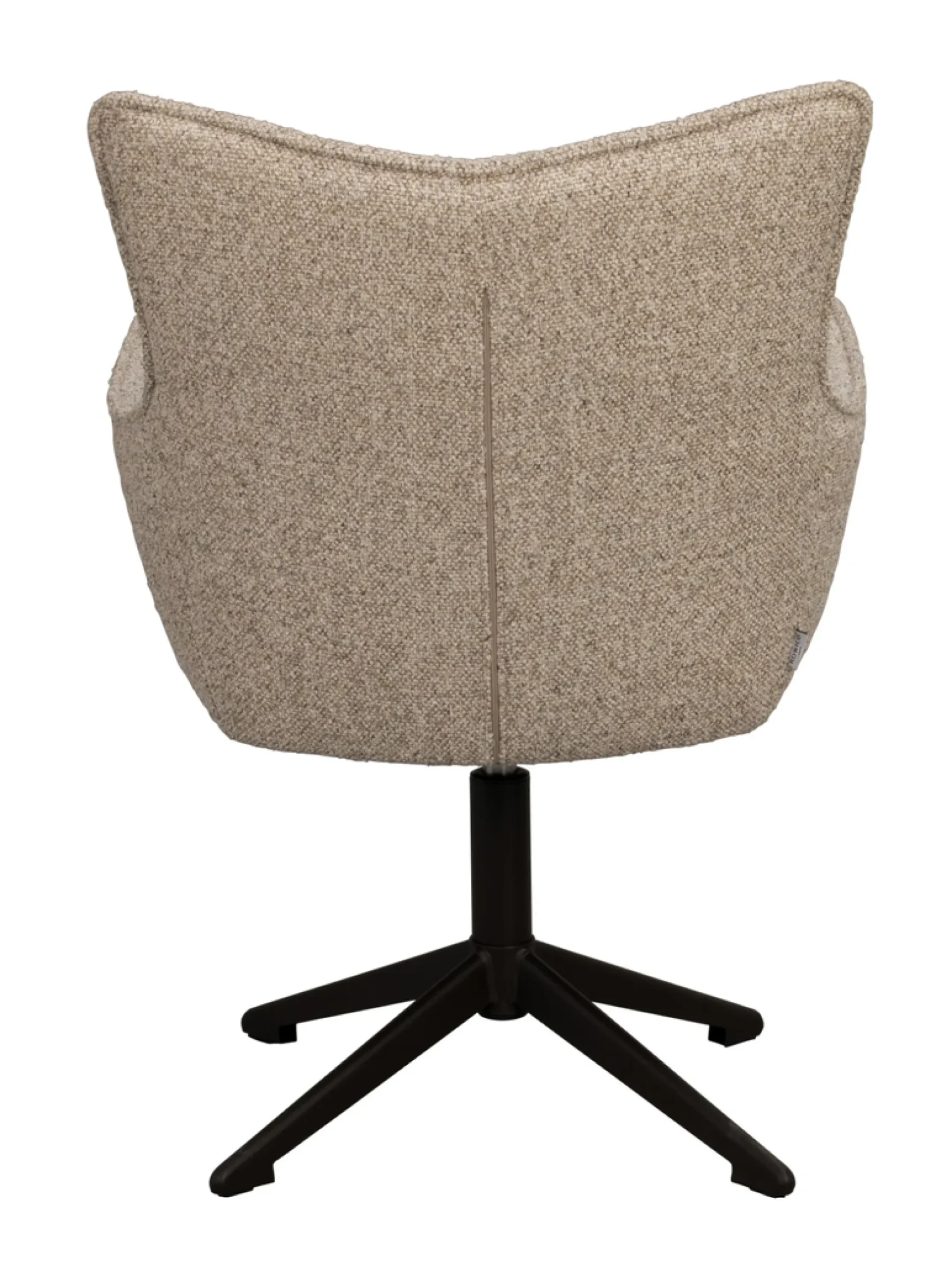 Fresno (ruokatuoli käsinojilla beige kangas/ruskea metalli leg)