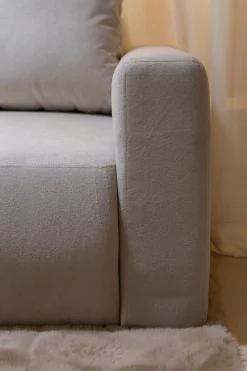 Hals (divaanikulmasohva vuoteella beige)