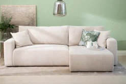 Hals (divaanikulmasohva vuoteella beige)