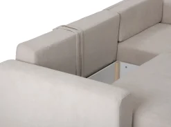 Hals (divaanikulmasohva vuoteella beige)
