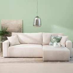Hals (divaanikulmasohva vuoteella beige)