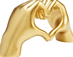 Heart Hands (koriste-esine kulta 25 cm)