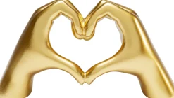 Heart Hands (koriste-esine kulta 25 cm)