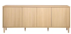 Hilla (195 cm senkki tammi puujaloilla)
