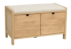 Hillmond (penkki 2ltk 80 lakattu tammi/beige kangas)