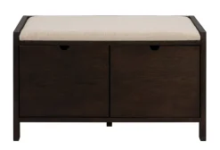 Hillmond (penkki 2ltk 80 ruskea lakattu tammi/beige kangas)