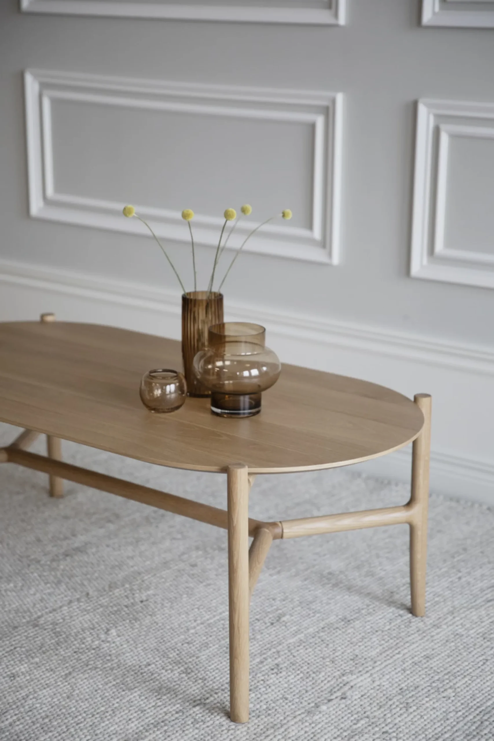 Holton (sohvapöytä ovaali 130x65 tammi)