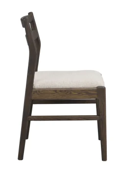 Kerwin (ruokatuoli ruskea tammi/vaalea beige kangas)