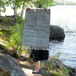 Kesälahti (matto 80x150 cm harmaa)
