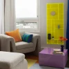 Kortteli (matto 170x240 white-yellow)