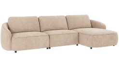 Norris (4-ist. divaanisohva oikea, vaalea beige kangas anna 2)
