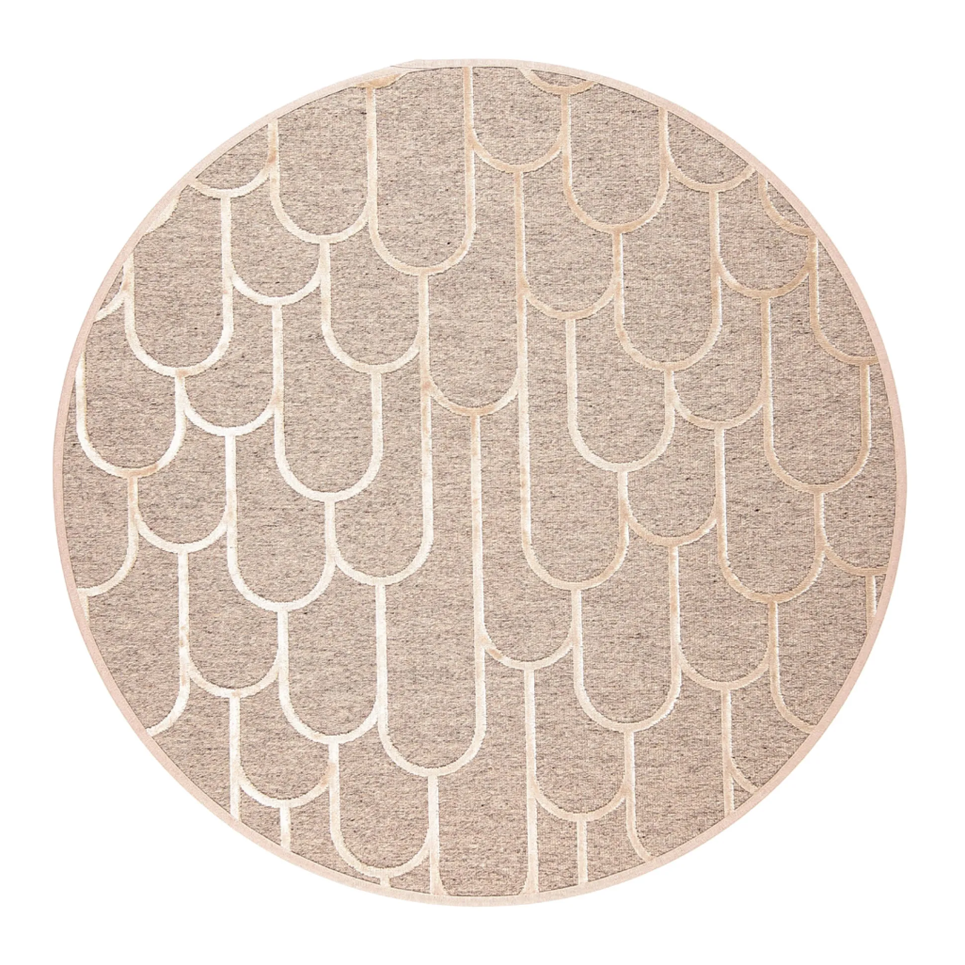 Paanu (beige 133 cm matto pyöreä)