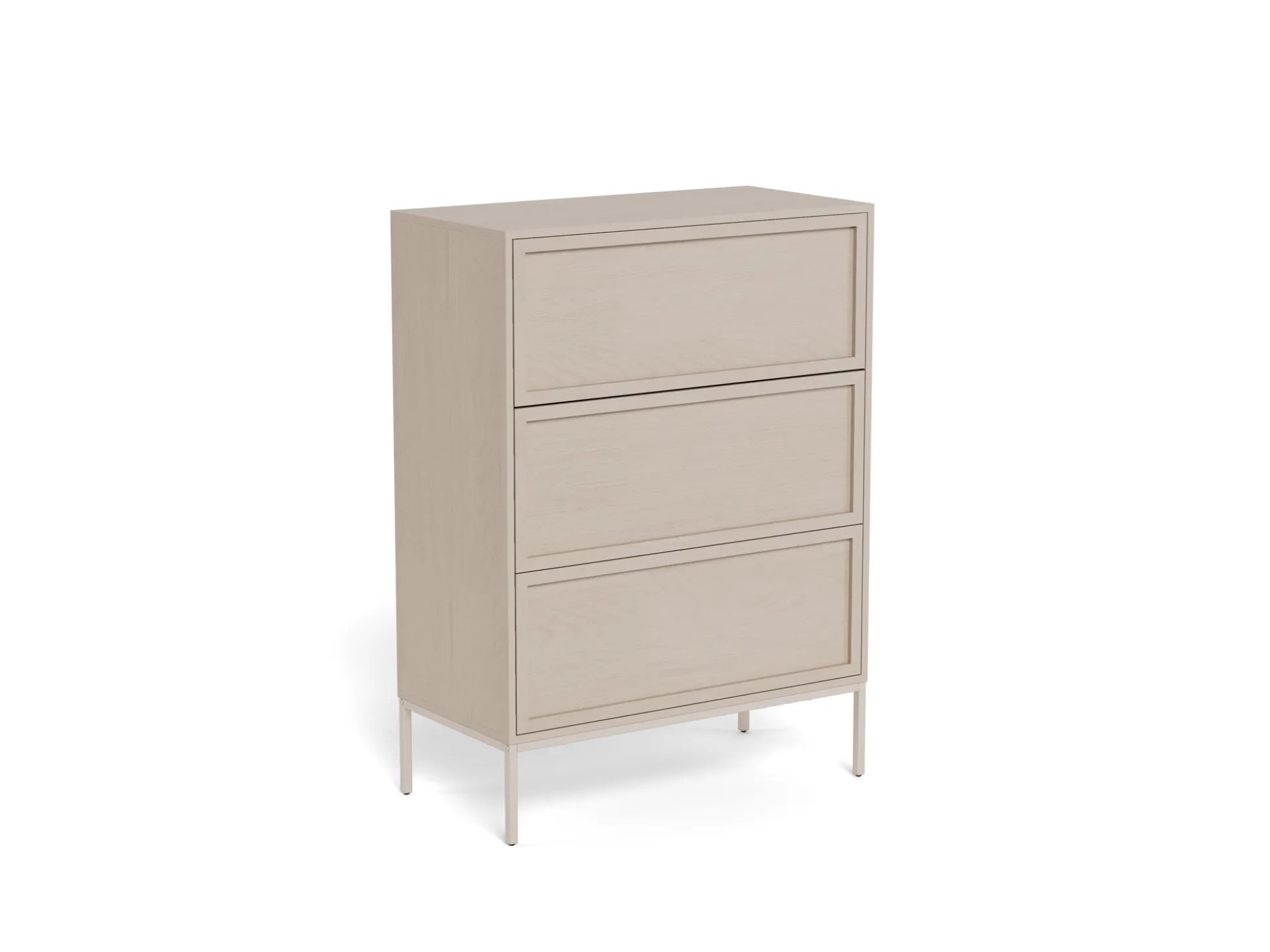 Palmdale (lipasto korkea 80x40x110 cm beige/harmaa)