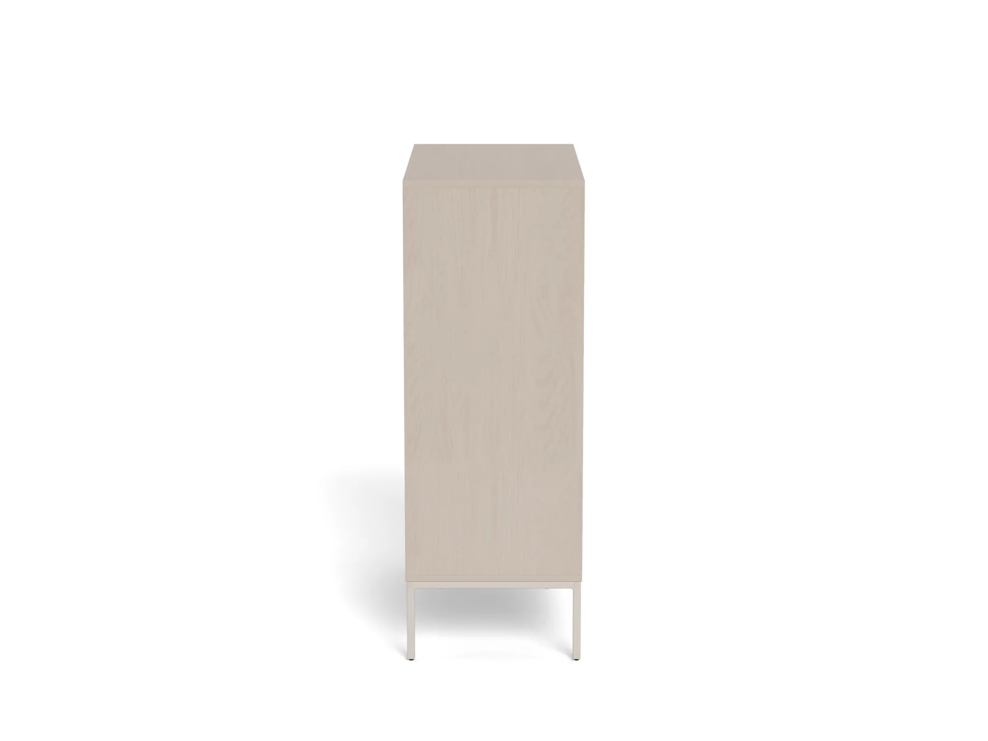 Palmdale (lipasto korkea 80x40x110 cm beige/harmaa)