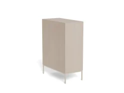 Palmdale (lipasto korkea 80x40x110 cm beige/harmaa)