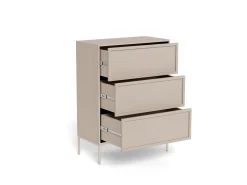 Palmdale (lipasto korkea 80x40x110 cm beige/harmaa)