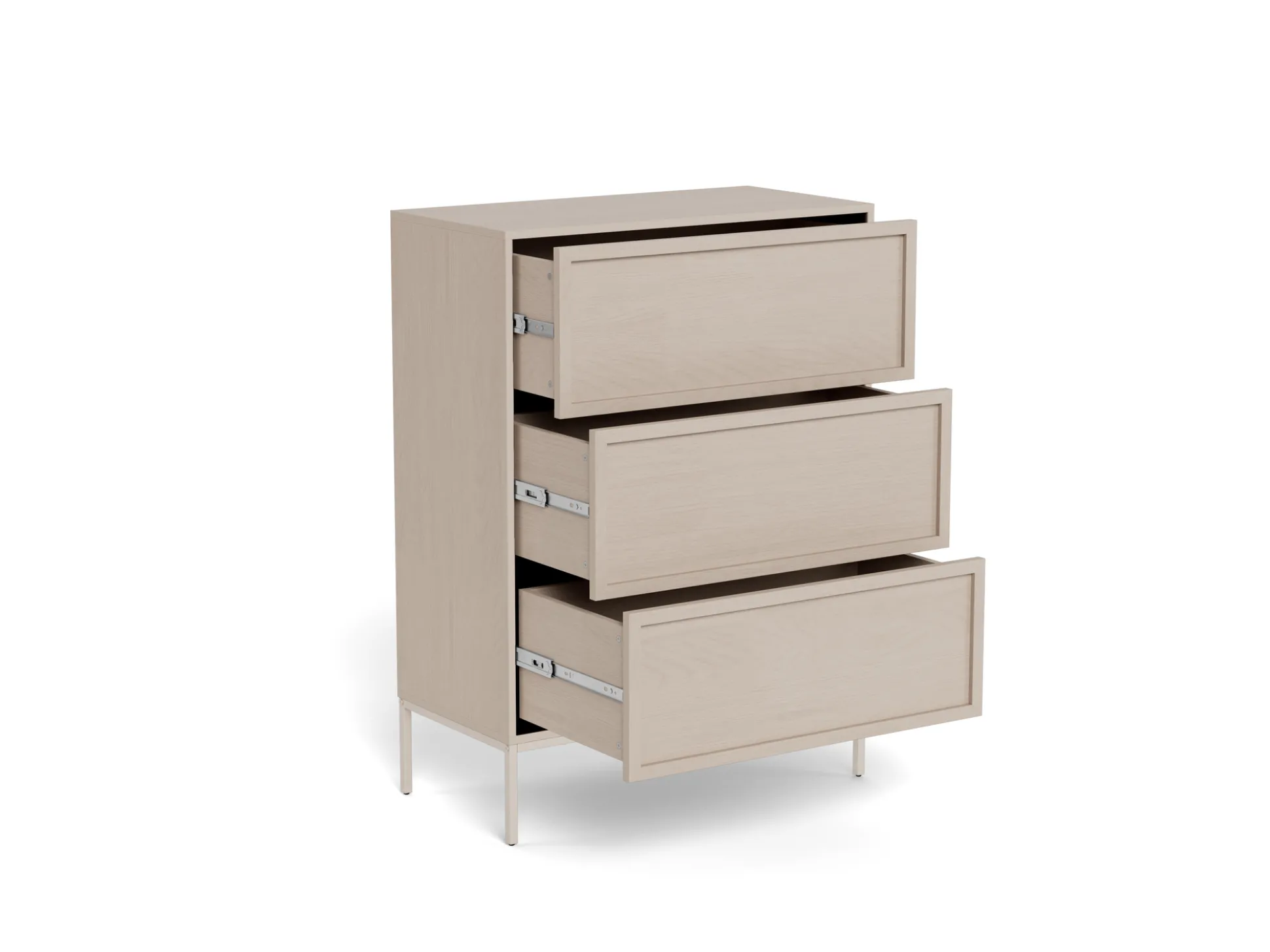 Palmdale (lipasto korkea 80x40x110 cm beige/harmaa)