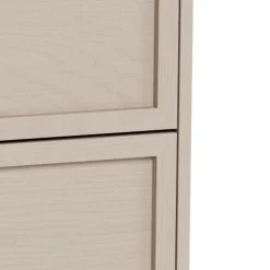 Palmdale (lipasto korkea 80x40x110 cm beige/harmaa)