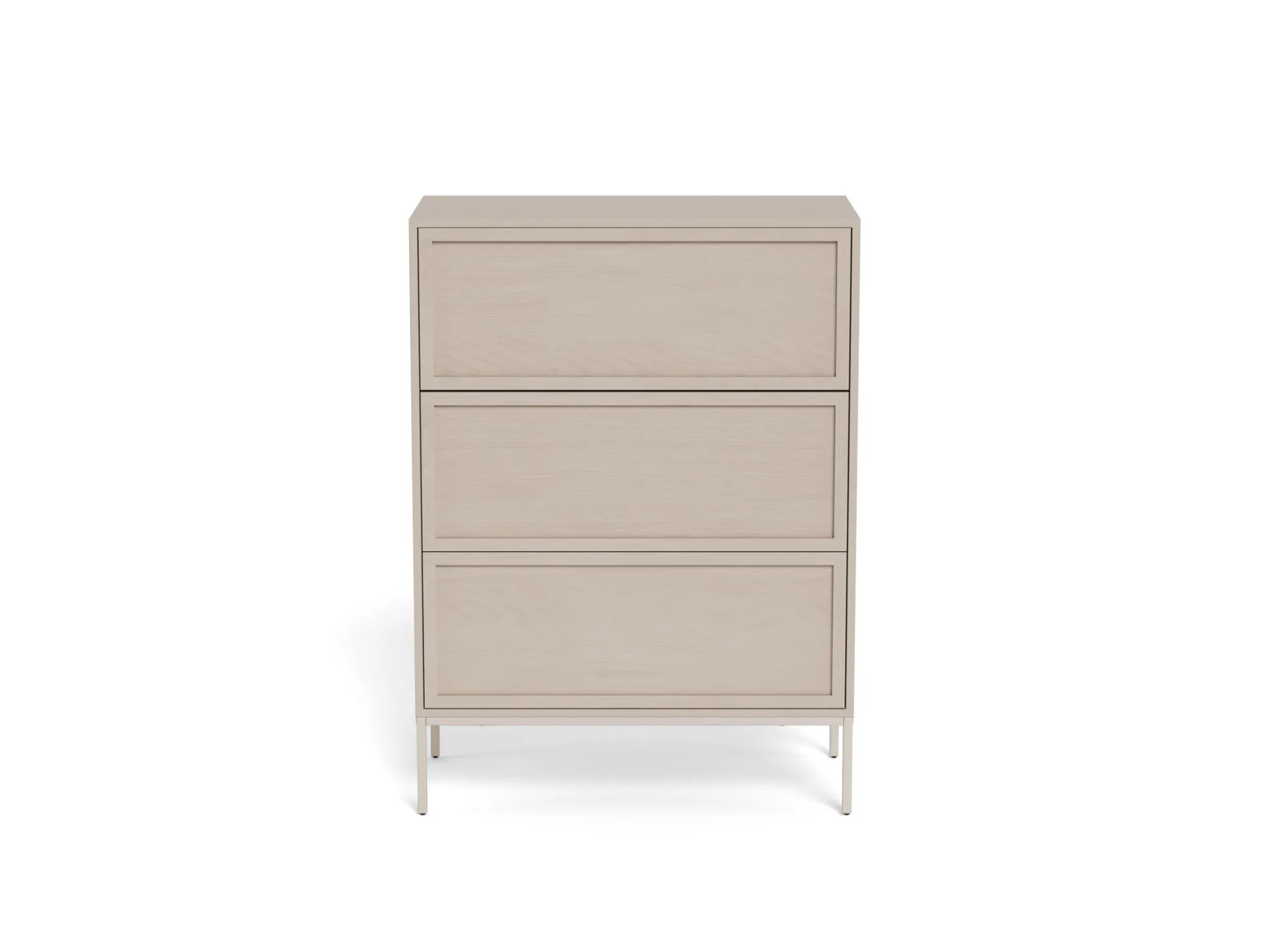 Palmdale (lipasto korkea 80x40x110 cm beige/harmaa)