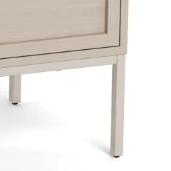 Palmdale (lipasto matala 157x40x80 cm beige/harmaa)