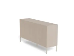 Palmdale (lipasto matala 157x40x80 cm beige/harmaa)