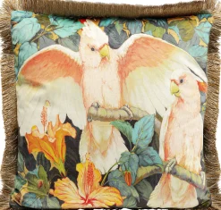 Parrots Life (koristetyyny 45x45 cm kuvioitu)