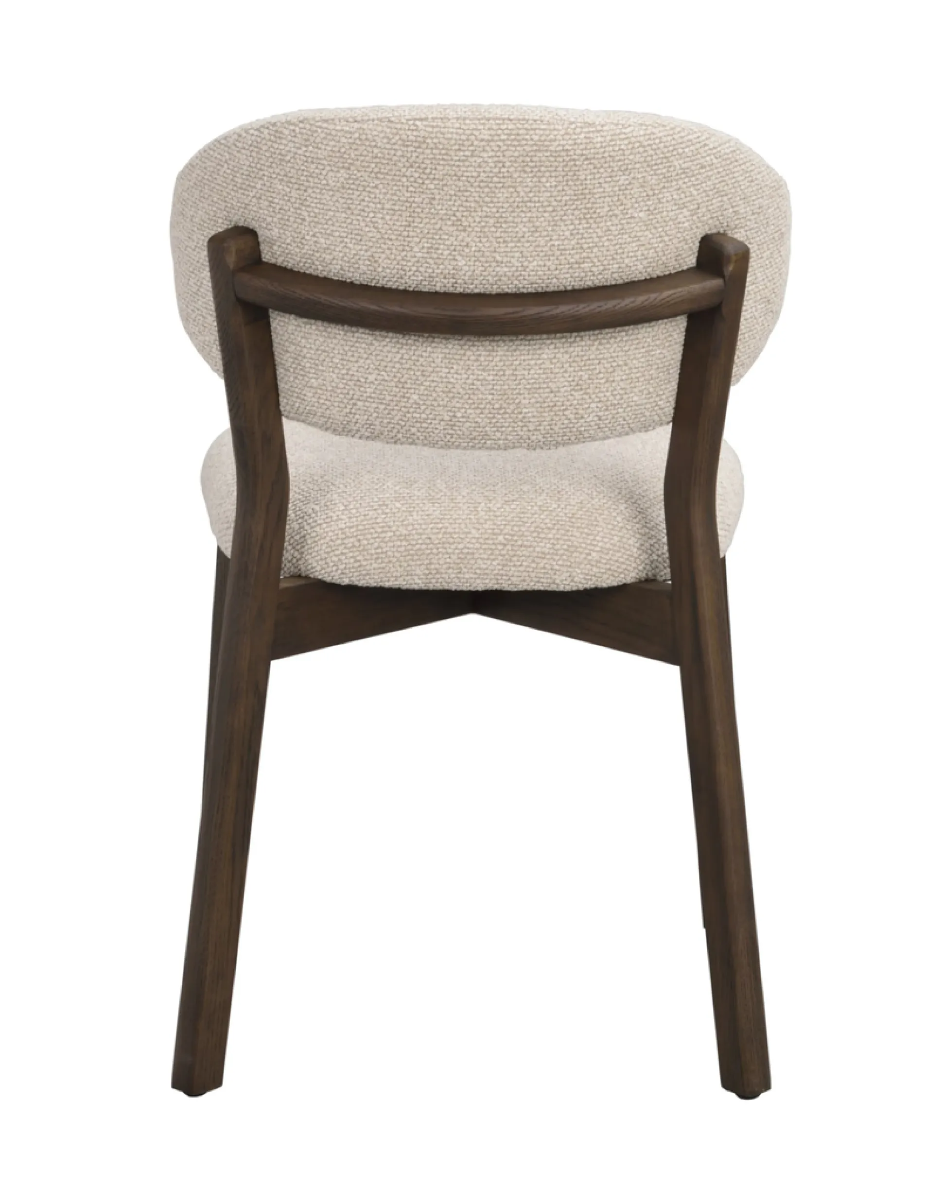 Patterson (ruokatuoli beige kangas/ruskea tammi)