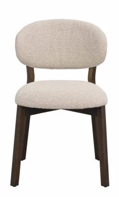 Patterson (ruokatuoli beige kangas/ruskea tammi)