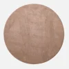 Puuteri (ruskea 200 cm matto pyöreä)