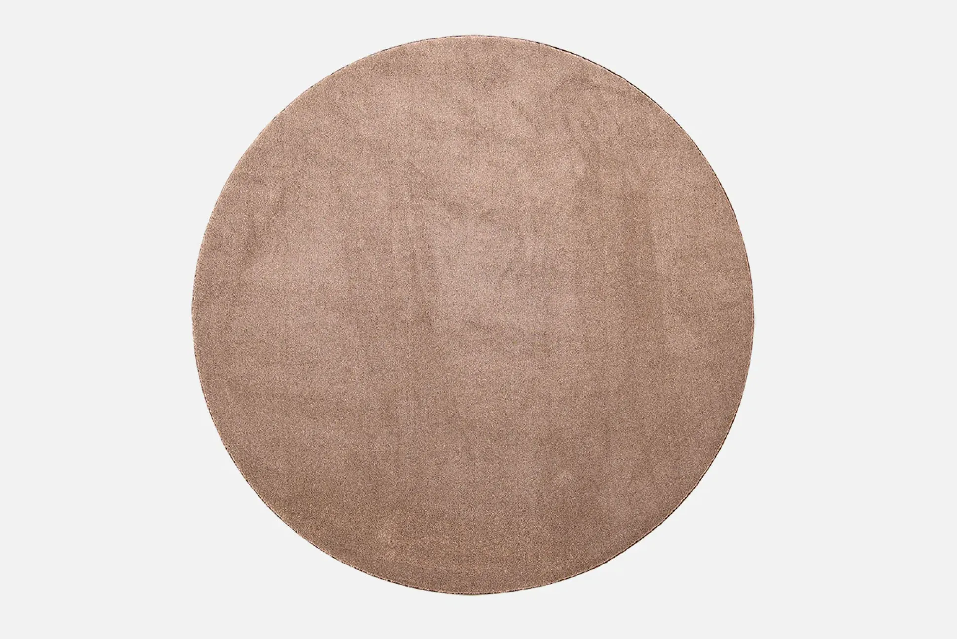 Puuteri (ruskea 240 cm matto pyöreä)