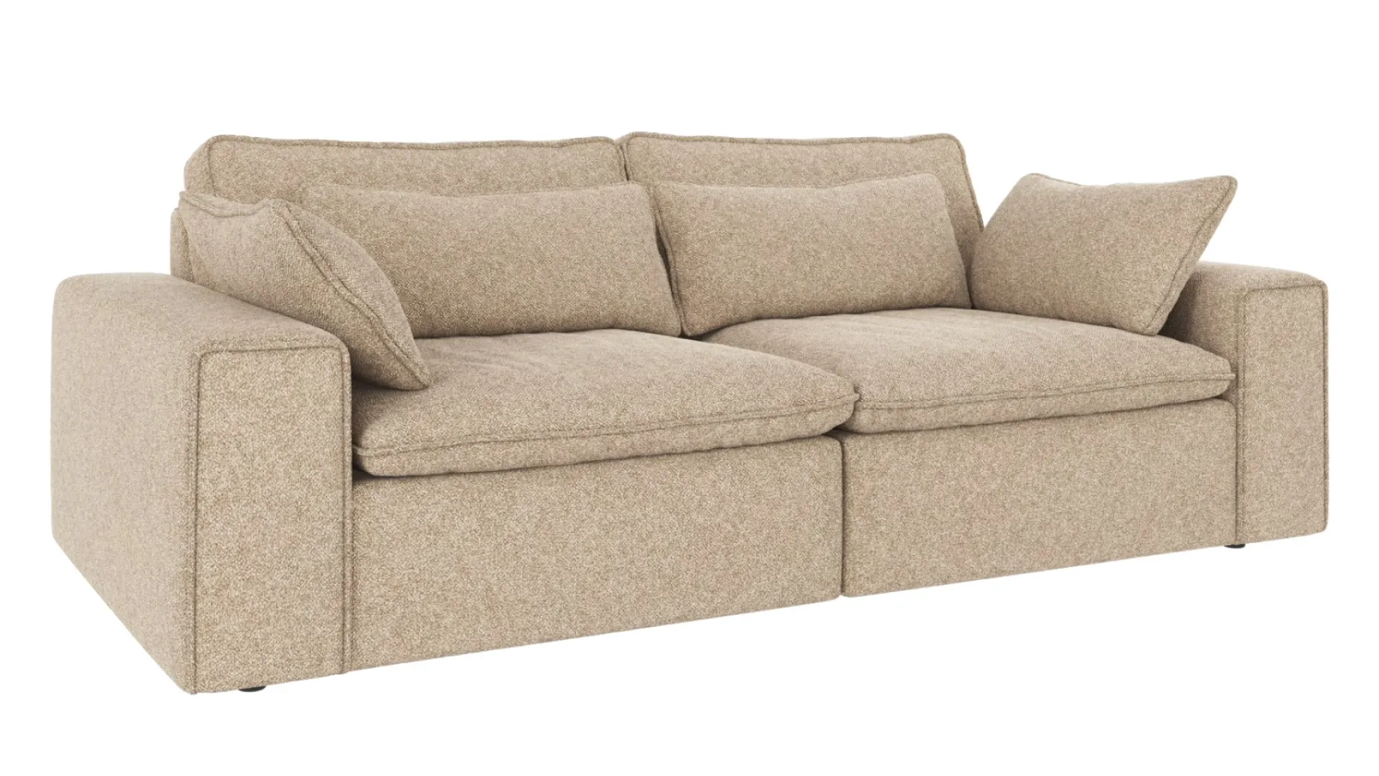 Rawlins (3-ist. sohva beige kangas bobby 2)