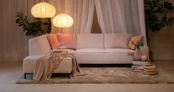 Ribe (avokulmasohva (vasen) vaalea beige)