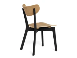 Roxby (ruokatuoli tammen värinen/musta)