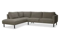 Ruka (avokulmasohva vasen (pdk2,5) kampanjakangas rice mink 7 v.ruskea)