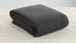 Ruutu (päiväpeitto 250x250 cm harmaa)