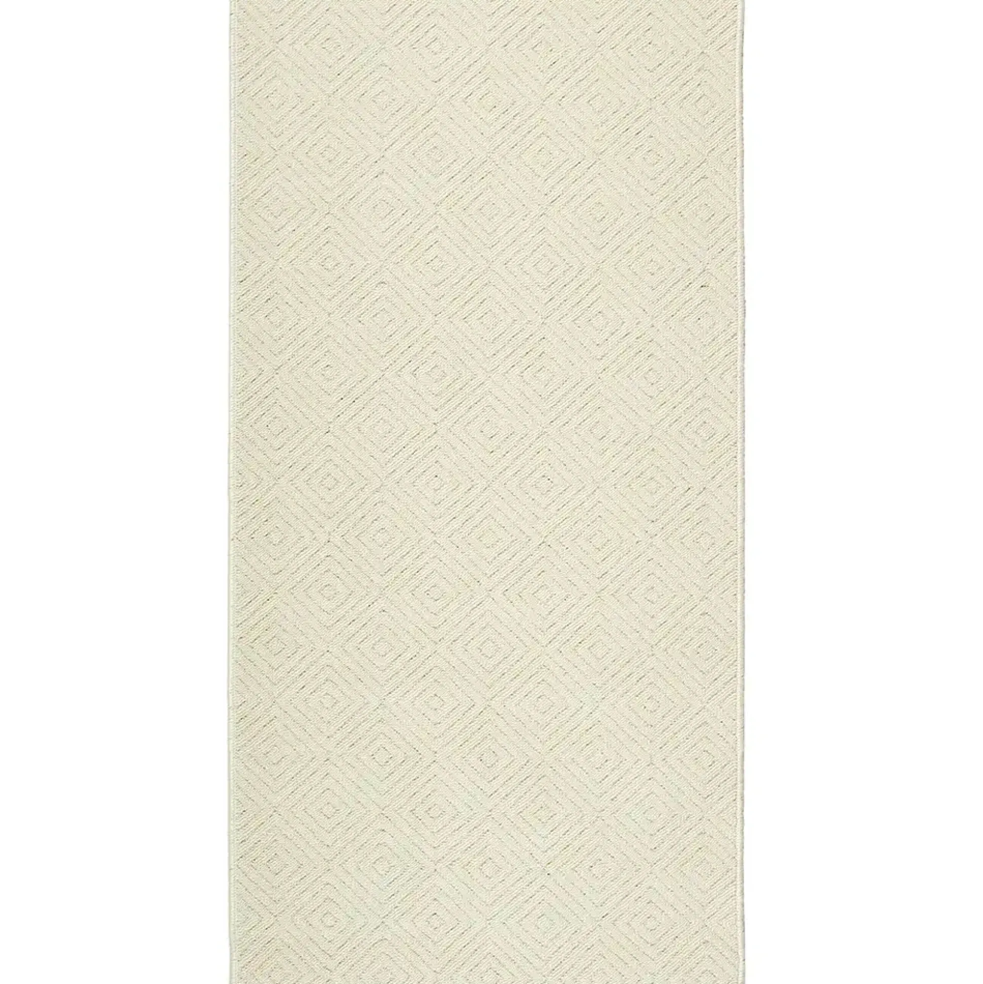Selja (matto 80x250 cm luonnonvalkoinen)